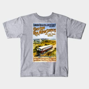 Vintage Travel :Poster - London Brighton South Coast Kids T-Shirt